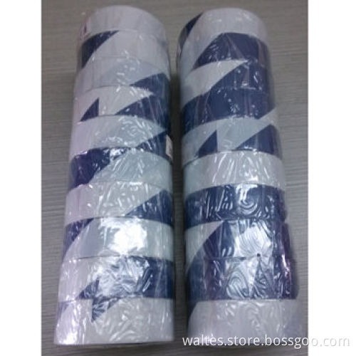Blue-White Strip PVC Adhesive Warning Tape